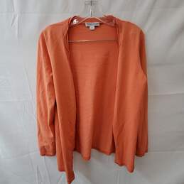 Pendleton Orange Cardigan Size M alternative image