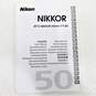 Nikon AF-S Nikkor 50mm 1:1.8 G Camera Lens W/ Tiffen Filters & Manual image number 7