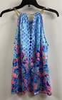 NWT Lilly Pulitzer Womens Multicolor Floral Halter Neck Tank Top Size Medium image number 2