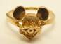 10K Yellow Gold Mouse Character Ring 2.0g image number 1