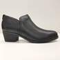 Naturalizer Zarie Black Leather Block Heel Ankle Bootie Women's Size 8M image number 2