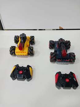 Bundle of 2 Laser Battle Hunters RC Cars w/ Controllers