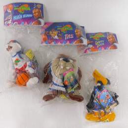 VTG McDonalds 1996 SPACE JAM Plush Set of 3 SEALED Toys