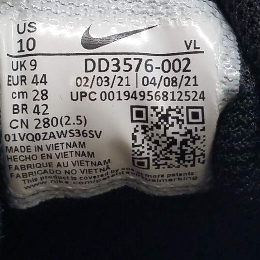 Nike Downshifter 11 Extra Wide Black Smoke Grey Athletic Shoes Men's Size 10 image number 7