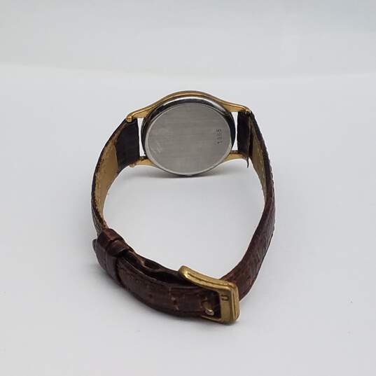 Omega 1365 24mm De Ville Quartz Gold Dial Vintage Ladies Watch 13g image number 6