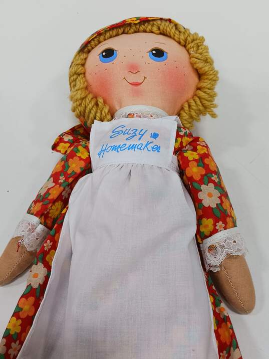 1977 Coleco Suzy Homemaker Rag Doll 15" IOB image number 4