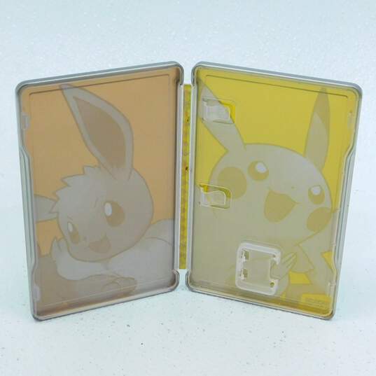 Pokemon Let's Go Pikachu Eevee Steel Book Nintendo Switch Case Only image number 2