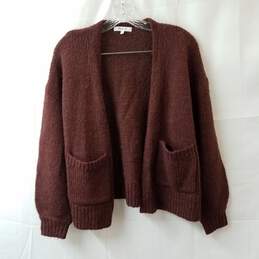 Madewell Maroon Cardigan Sweater