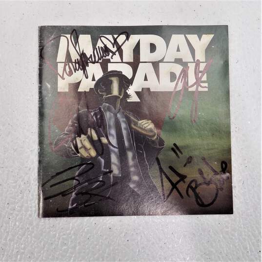 Mayday Parade Band Signed Autographed CD Booklet image number 5