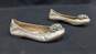 Born Khari Silver Panna Cotta Metallic Slip On Ballet Flats/Shoes Women's Size 9 IOB image number 1