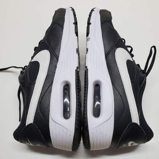 Nike Air Max Black Running Shoes Black and White Women's Size 8 image number 5