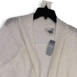 NWT Womens White Knitted Open Front Short Sleeve Cardigan Sweater Size 2X