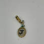 Designer Juicy Couture Gold-Tone Lobster Clasp Tennis Racket Bracelet Charm image number 4