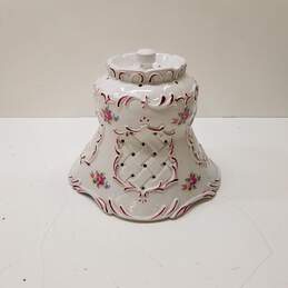 Vintage French Capodimo Style Bell Ceramic Lamp