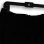 Womens Black Flat Front Elastic Waist Back Zip Straight & Pencil Skirt Sz 8 image number 4