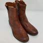 FRYE Anna Shortie Women's Brown Leather Ankle Boot US Size 7.5M image number 2