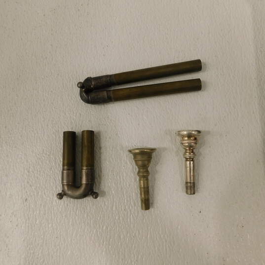 VNTG Dyer's Brand Professional Model B Flat Cornet w/ Case and Accessories (Parts and Repair) image number 13