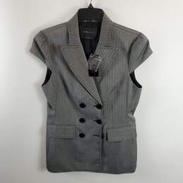 BCBG Maxazria Women Grey Vest M NWT