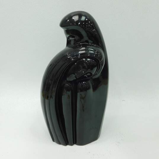 Vintage Haeger Lovers Embrace Black Art Deco Ceramic Statue image number 4
