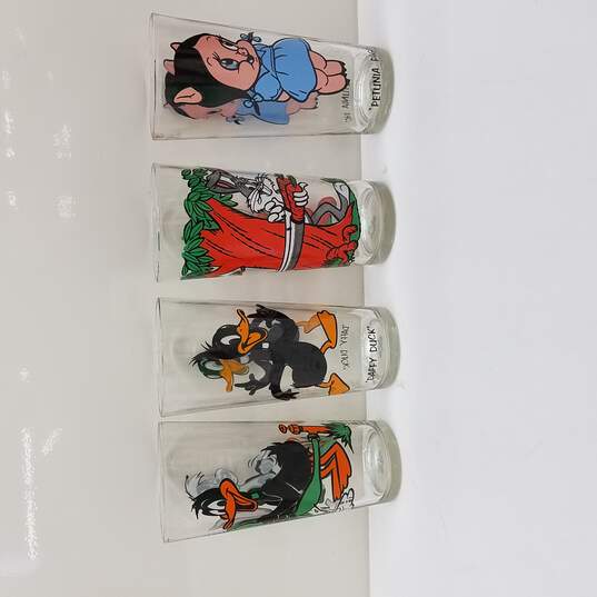 Lot of 4  Pepsi Collector Cartoon Character Looney Tunes Drinking Glass image number 2