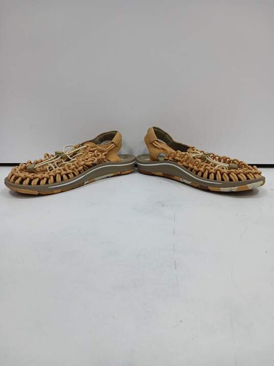 Keen Brown Woven Sandals Women's Size 8 image number 2