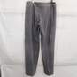 Armani Collezioni Gray Pinstriped Women's Dress Pants Size 4 image number 2