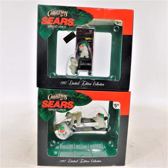 Vintage Mr. Christmas At Sears Craftsman Tools Ornaments IOB image number 1