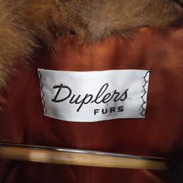 Women's Duplers Patchwork Fur Coat alternative image