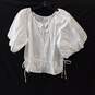 Levi's White Blouse Size L NWT image number 1