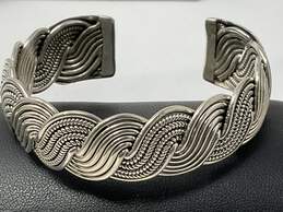 Intertwined Sterling Silver Bracelet
