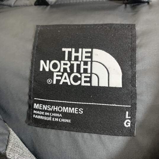 Men's Grey The North Face Coat, Sz. L image number 3