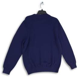NWT Chaps Mens Navy Blue Knitted Round Neck Long Sleeve Pullover Sweater Size M alternative image