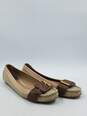 Authentic Chloé Taupe Buckle Flats W 11 image number 3