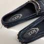 AUTHENTICATED TOD'S Blue Distressed Denim Loafers Womens Size 37 image number 7