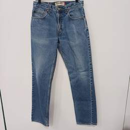 Levi's Men's 505 Blue Relaxed Fit Jeans Size W32 x L36