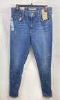 Levi's Women Blue High Rise Skinny Jeans Sz 31 image number 1