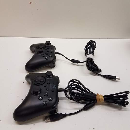 Hori Nintendo Switch Wired Controller Lot Of 2 - Black image number 3