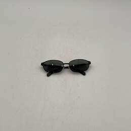 Ray Ban Mens Black Full-Rim UV Protection Lightweight Oval Sunglasses