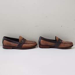 Men's Cole Haan Light & Dark Brown Slip On Dress Shoes Size 9M alternative image