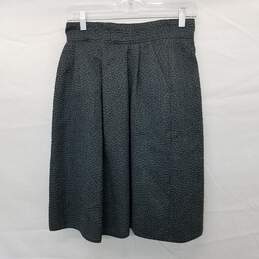 Armani Collezioni Gray Wool Blend Skirt Wm Size 4 AUTHENTICATED