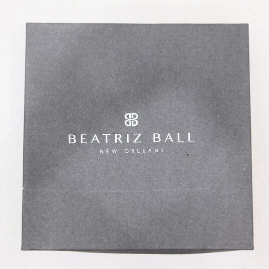 Beatriz Ball Signature Metalware Pearl Denisse Wine Coaster IOB image number 5