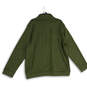 NWT Mens Green Fleece Long Sleeve Mock Neck Pullover Jacket Size XXL image number 2