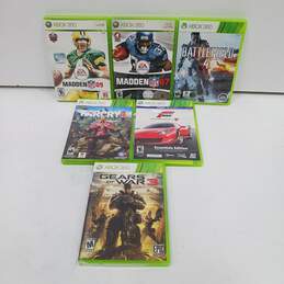 6pc. Assorted XBOX 360 Video Game Lot