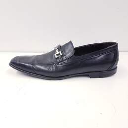 Bruno Magli MN1401 Black Leather Horsebit Loafers Men's Size 12