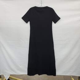 J. Crew Black Cotton Short Sleeved Maxi Dress WM Size XS NWT alternative image
