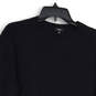 Mens Navy Blue Long Sleeve Round Neck Pullover T-Shirt Size Medium image number 3