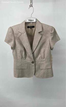Nine West Womens Beige 2-Piece Blazer And Skirt Suit Set Size 6 With Tag