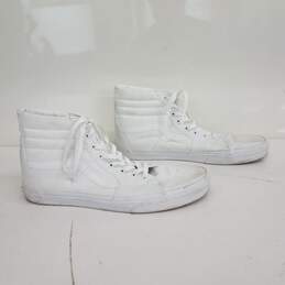 Airwalk White Canvas Hi Tops Sneakers Size 14
