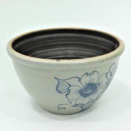 Vintage Rockdale Union Stoneware Handmade Glazed Pottery Bowl