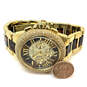 Designer Michael Kors MK-5901 Chronograph Dial Rhinestone Analog Wristwatch image number 2